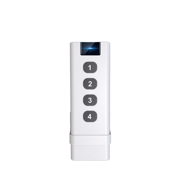 Zigbee Tuya Smart Home 4-Button Scene Remote Control Smart Switch with App & Voice Control PC Material Timer Automation