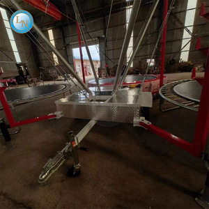 Trampoline à bungee pliable et mobile sur remorque pour jeux <span class=keywords><strong>de</strong></span> carnaval, à vendre - Product Image 4