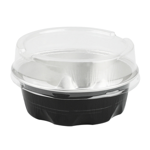 Boîte en aluminium de qualité <span class=keywords><strong>alimentaire</strong></span> jetable avec couvercle en plastique, capacité de 100 ml - Product Image 4