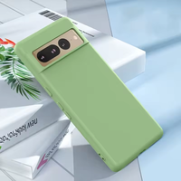 Coque de téléphone personnalisée vierge enduite pour sublimation pour Google Pixel 8 7 Pro, en gel de silice liquide TPU, anti-chute et antichoc