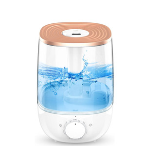 Humidificador Ultrasónico Eléctrico Inteligente de 4L con Luz LED, Control por Aplicación, Vapor Frío y Cálido para el Hogar, Dormitorio y Cuarto de Bebé - Product Image 1