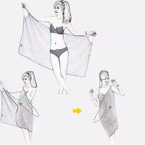 White Pure Cotton Camisole Bathrobe One Piece Quick Dry Women Sleepwear - Product Image 2