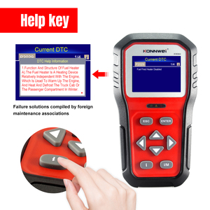KW860 Nouveau <span class=keywords><strong>2023</strong></span> Lecteur de code OBD2 KONNWEI Lecteur de code OBD II Scanner de diagnostic automatique OBD EOBD Défaillance du moteur de voiture - Product Image 4