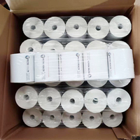 Rouleau d'étiquettes continues à code à barres thermique 80x80 1x3 pouces noyau 4x6 25mm pour balances