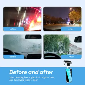 Agente de limpeza para cuidados com o carro, spray de limpeza rápida para vidro de vidro de carro, novidade 500ml