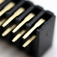 Offre Spéciale double espacement de rangée 2.0mm Positions 02-40pins Double rangée prise latérale 90 180 degrés connecteurs femelles d'en-tête de broche