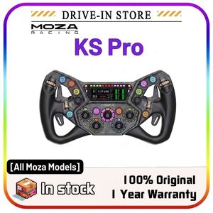 Volant de course Moza Racing Pro 300 mm avec écran HD de 2,99 pouces, poignée TPE, palettes magnétiques en carbone pour PC KS Pro – Bienvenue si vous avez besoin de plus - Product Image 1
