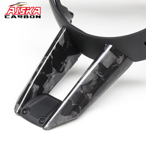 AISKA 992 Volant de course en carbone forgé à sec pour la décoration intérieure et le tuning des Porsche Taycan Cayenne Panamera - Product Image 3