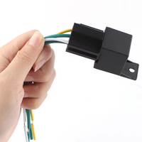 Accessoires pour traceur GPS : Relais de coupure à distance de l'alimentation et du carburant, 4 broches, 12V et 24V