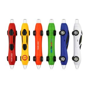 Wholesale Custom Brand 1.0mm Ballpoint <b>Pens</b> Custom Logo Sports Car-Shaped Design Multi-<b>Colored</b> Plastic Body Blue Ink 13cm Gift - Product Image 1