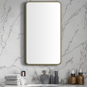 frameless design with an integrated LED light strip around its border LED <b>Bathroom</b> light for <b>bathrooms</b> - Product Image 3