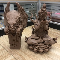 Service d'impression 3D sur mesure à grande échelle, prototype de figurine humaine en résine SLA avec couleur personnalisée et OEM pour exposition artistique