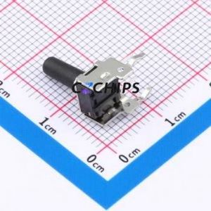 GT-TC101B-H125-L1 Tactile Switch Through hole,6x7.5mm Switch Single Pole Single Throw Round Button 2.5N Right Angle Insert - Product Image 2
