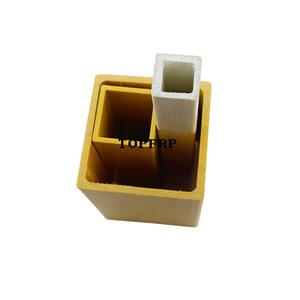 วัสดุคอมโพสิตไฟเบอร์กลาสป้องกันการกัดกร่อน FRP ท่อสี่เหลี่ยมผืนผ้า - Product Image 1
