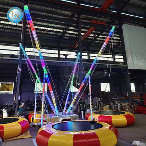 Trampoline à bungee pliable et mobile sur remorque pour jeux <span class=keywords><strong>de</strong></span> carnaval, à vendre - Product Image 2