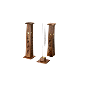 Suministro Directo de Fábrica Z/F GLOBAL EXPORT CZE1479 Quemador de Incienso Indio de Madera Natural para Agarbatti, Diseño Personalizable - Product Image 1