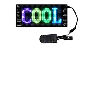 Mini écran LED rechargeable Bluetooth, écran de message, contrôle par application, programmable, panneau matriciel personnalisé, badge, sac à dos, SDK, affichage de texte - Product Image 1
