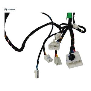 汽车车身门控线束总成多分支黄条纹编织套定制线束OEM 12V 24V - Product Image 5