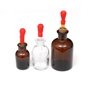 Wande Glass <b>Dropper</b> <b>Bottles</b> 30ml 60ml 125ml For Chemistry Experiments - Product Image 1