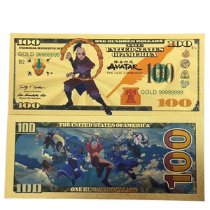Billets de banque Anime Avatar 2026 America 4 modèles plaqués or 24 carats pour cadeaux - Product Image 3