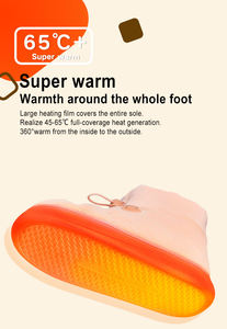 Chaussures chauffantes lavables chaussures chauffantes portables <span class=keywords><strong>batterie</strong></span> Usb Rechargeable <span class=keywords><strong>ski</strong></span> fièvre chaude foulard silencieux chaussures de luxe - Product Image 5