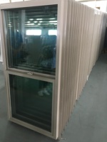 Fenêtres en vinyle Upvc de style américain pour maison bon marché Fenêtres en vinyle PVC à vendre