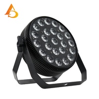 Éclairage de scène AICPOSE Rgbwa Uv 24x18w, projecteur LED plat, contrôle DMX