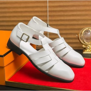 Produits tendances 2025, chaussures plates de qualité originale, sandales de luxe pour hommes, chaussures Oxford, chaussures en cuir véritable personnalisées - Product Image 2