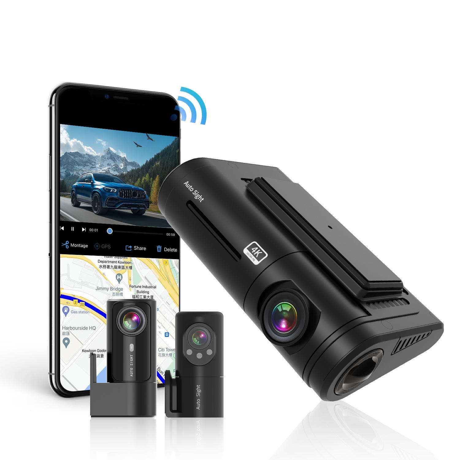 Night Vision Dash Cam Blackview Car Camera 2025 Model - Main Image