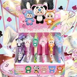 สติกเกอร์ลายภูเขาและท้องทะเลสไตล์คลาสสิกกล่องปริศนาปากกาการ์ตูนหลายอันดันปากกาของเล่นสีดำทันสมัยขนาด0.5มม. - Product Image 6