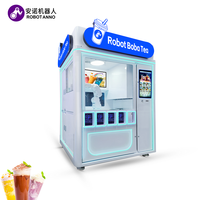 Distributeur automatique de thé au lait et de bubble tea avec bras robotique à 6 axes
