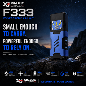 XINJUE F333Outdoor Aluminum Alloy <strong>Flashlight</strong> F333 Mini Portable Multi-function Magnetic Charging Strobe Mode Long <strong>EDC</strong> - Product Image 4