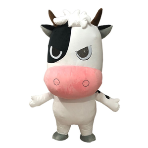 Disfraz <span class=keywords><strong>de</strong></span> Mascota <span class=keywords><strong>de</strong></span> <span class=keywords><strong>Vaca</strong></span> <span class=keywords><strong>de</strong></span> Dibujos Animados Inflable Personalizado con Color a Elección, Traje <span class=keywords><strong>de</strong></span> <span class=keywords><strong>Vaca</strong></span> Lechera Adorable para Actuaciones en Escenario y Alquiler <span class=keywords><strong>de</strong></span> Eventos - Product Image 1