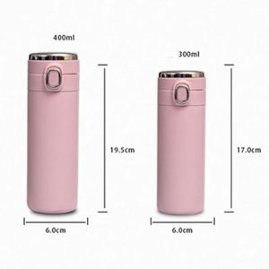 Bouteille d'eau intelligente en acier inoxydable 304 de 420 ml/320 ml avec affichage LED de la température et isolation sous vide - Product Image 2