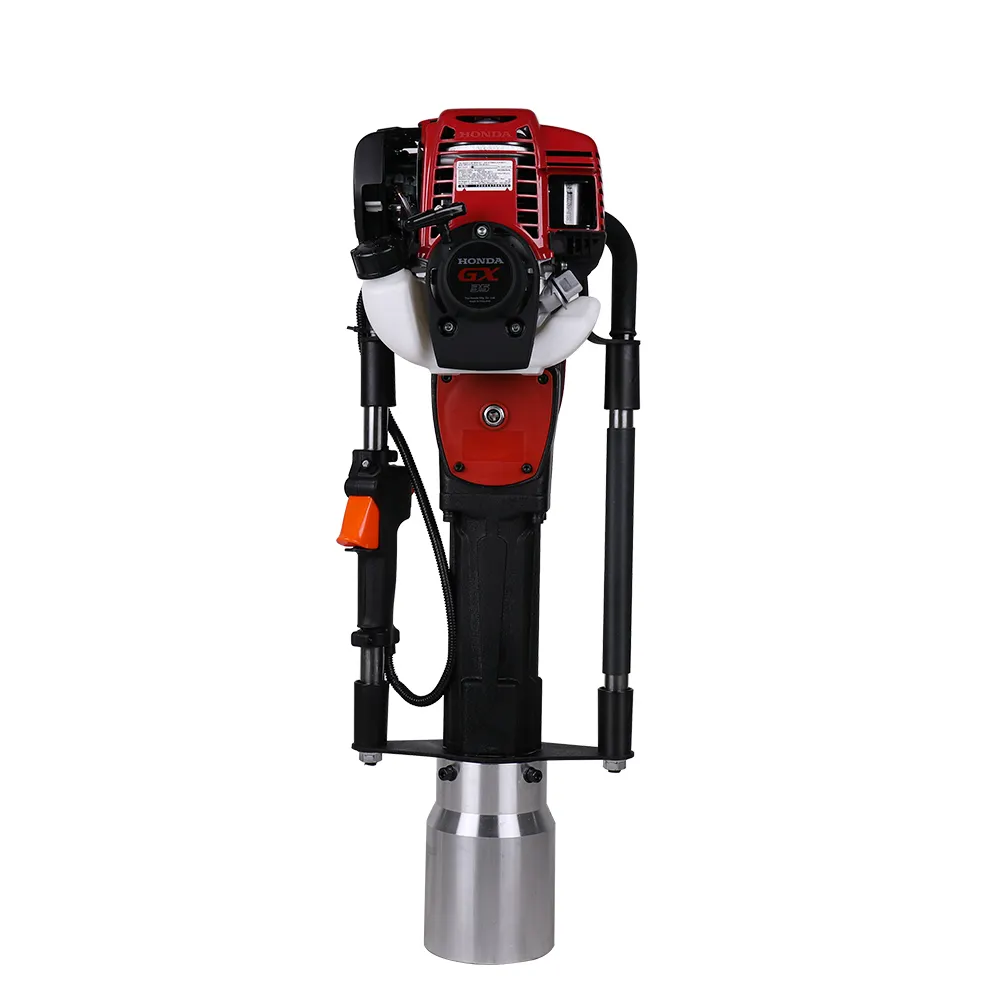 Hot sale handheld gasoline power pile driver DPD-120 with Honda engine for max diameter 120 mm post