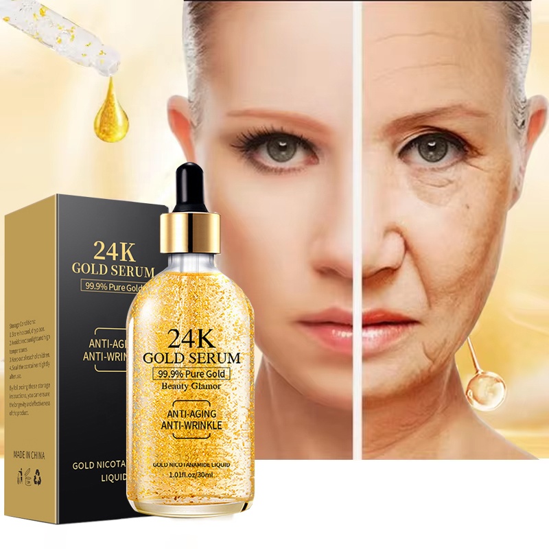 美容液 WRINKLEPIN SERUM GOLD 30mL Wholesale 30ml 99.9% Pure Natural Face Skin Care Anti Aging Anti