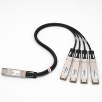 Câble de dérivation DAC passif 800G OSFP Finned Top vers 4x200G OSFP pour Switch vers Serveur NIC Rack InfiniBand NDR
