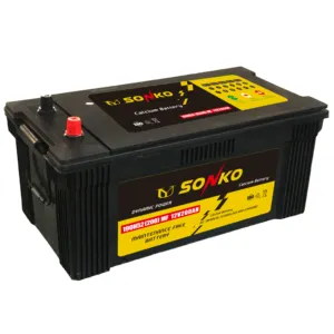 桑科高级N200L-MF汽车电池12V 200AH 220AH 250AH卡车电池