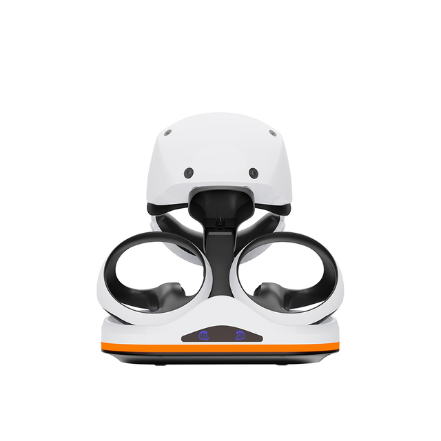 For PS VR2 Game Controller Charging Dock Base With Display Light for PSVR2 Joystick Charger Station VR Glasses Holder Rack