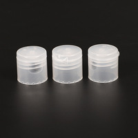 Couvercles en plastique à bouchon à vis 18mm 20mm 24mm 28mm Emballage cosmétique Capuchon en plastique à rabat