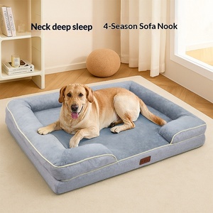 Direct Factory Sale Afneembare Wasbare Memory Foam Hondendekbed Modern Rechthoekig Design voor Middelgrote & Grote Honden C26031302 - Product Image 2
