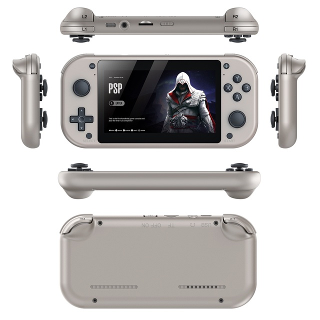 64GB 4.3 Inch Retro Handheld Arcade Game Console Portable Pocket Classic Retro Video Gaming Player Family Entertainment Wi-Fi