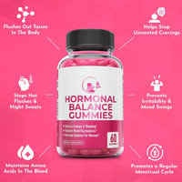 Gummies Équilibre Hormonal : Soutien pour les Femmes (SPM, Régularisation des Menstruations, Ménopause et Humeurs Changeantes) – Complément avec Extrait de Canneberge et Dong Quai