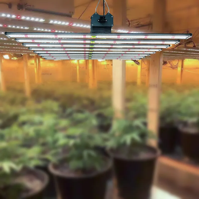 자신의 브랜드 맞춤형 LED SMD 성장 빛 800W 880W 전체 스펙트럼 8 10 바 하이 퀄리티 실내 식물 식물을위한 램프 램프
