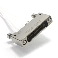Connecteur d'aviation série J63A-262-031-261-JC, capuchon de protection à vis de verrouillage, fiche à sertir en cuivre, IP67, courant nominal 3A, aluminium