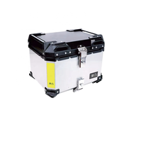 Boîte à bagages arrière pour moto 45L en alliage d'aluminium, coffre universel pour moto, rangement arrière, prix d'usine, livraison directe