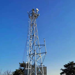 <span class=keywords><strong>Tour</strong></span> <span class=keywords><strong>d</strong></span>'<span class=keywords><strong>observation</strong></span> préfabriquée en tube <span class=keywords><strong>d</strong></span>'acier avec antenne paratonnerre à plate-forme en acier pour négliger les télécommunications - Product Image 1