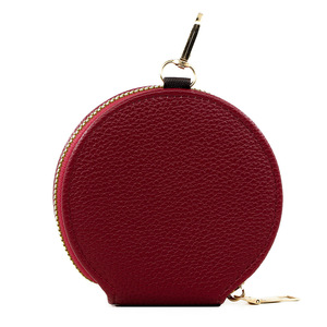 Nouveau produit nouveauté en cuir Pu fermeture éclair Mini porte-monnaie porte-carte de crédit clés de voiture rouge à lèvres stockage portefeuille porte-clés femmes sac - Product Image 5