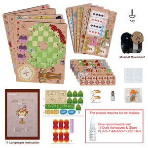 Caja Musical con Temática de Cuentos de Hadas de Alice en el País de las Maravillas, con Mesa Giratoria, para Venta al por Mayor en Tiendas de Regalos, Ideal para Recuerdos de Fiesta - Product Image 6