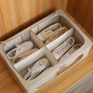 <strong>Underbed</strong> Shoes <strong>Storage</strong> Bins Shoes Under Bed Closet <strong>Fabric</strong> <strong>Storage</strong> Organizer Box Container Holder Shoe <strong>Storage</strong> - Product Image 6